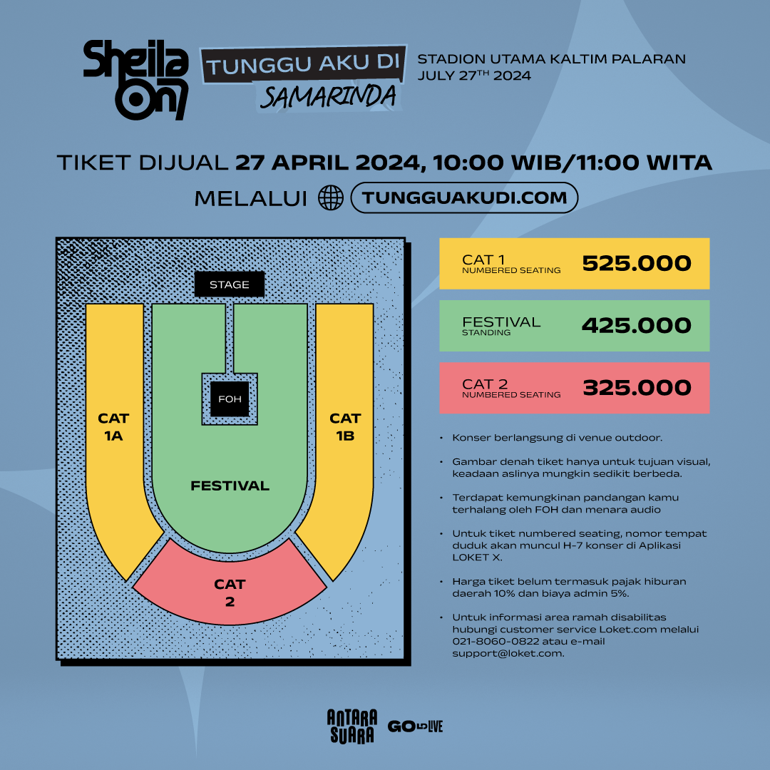 Catat, Ini Tanggal Penjualan Dan Harga Tiket Konser Sheila On 7 Tunggu ...